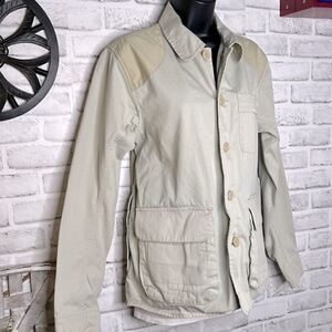 Burton Snowboarding Ski Jacket Coat Khaki Padding Pockets Size Small Vintage